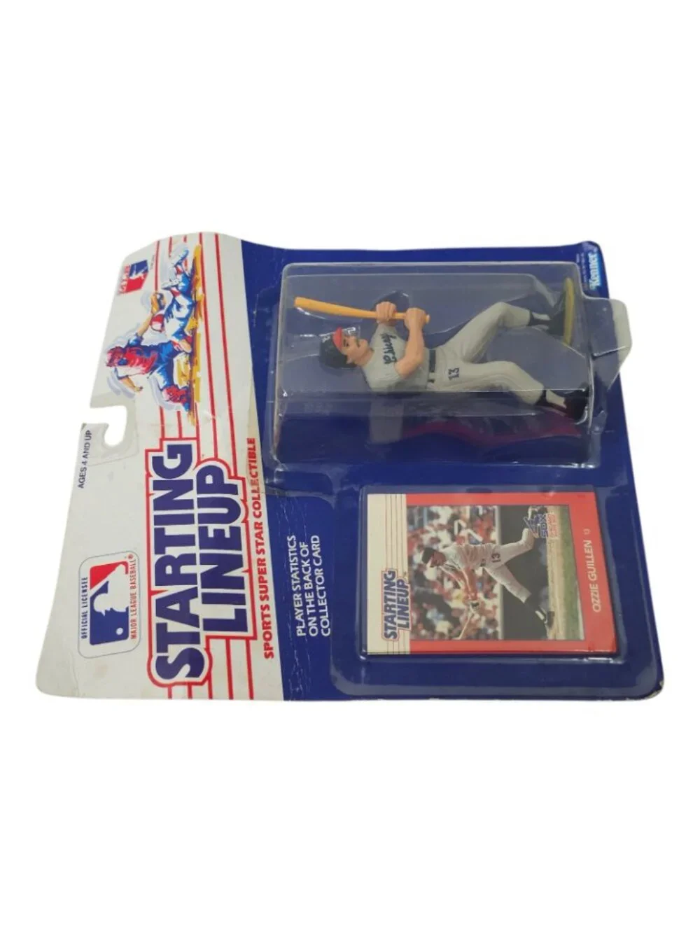 1988 Kenner Starting Lineup Ozzie Guillen Chicago White Sox MLB Figure Card NOC